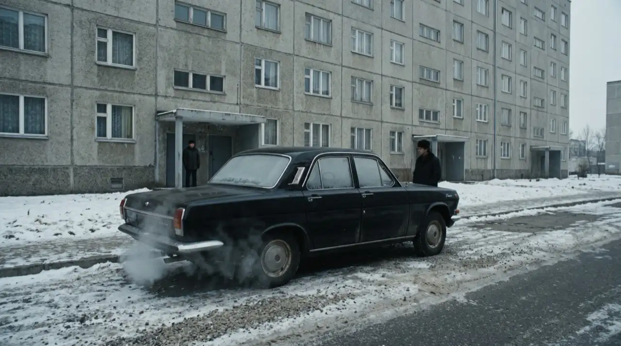 V03 黑色伏尔加轿车 GAZ-24 Volga