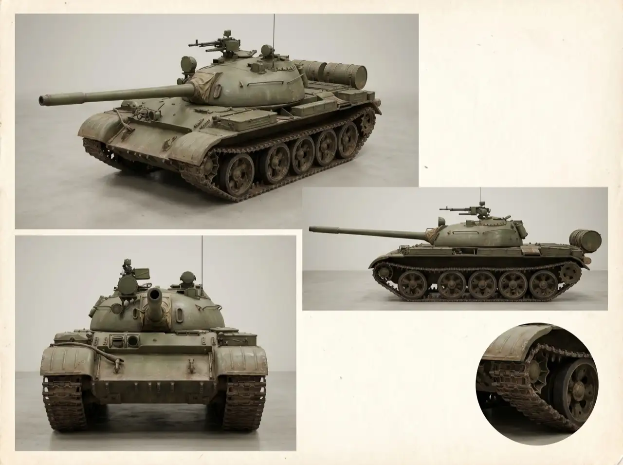 V06 T55主战坦克 布拉格1968