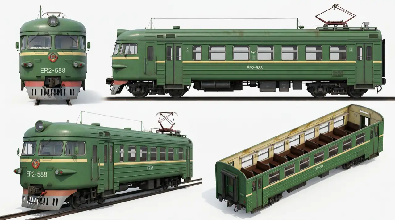 通勤电车-ER2 Elektrichka thumbnail 2