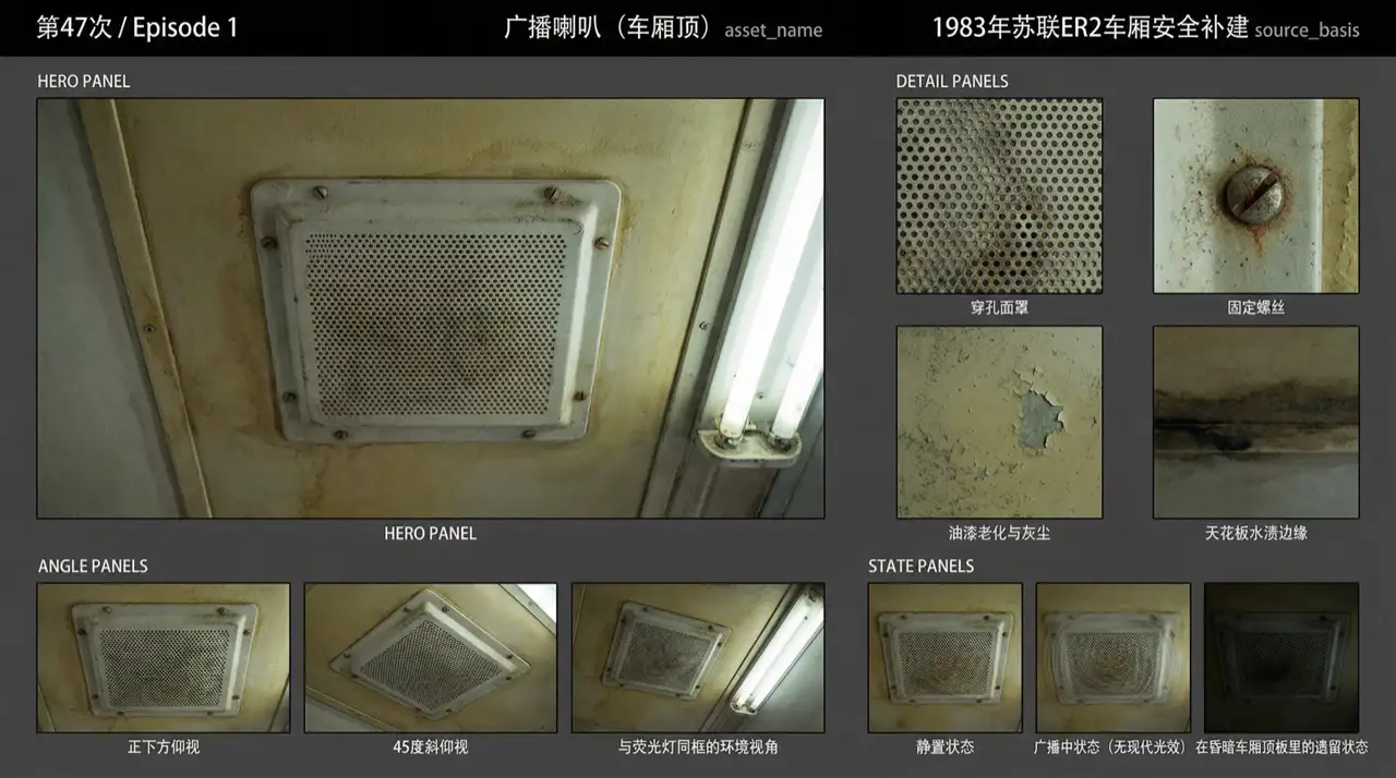 广播喇叭 车厢顶