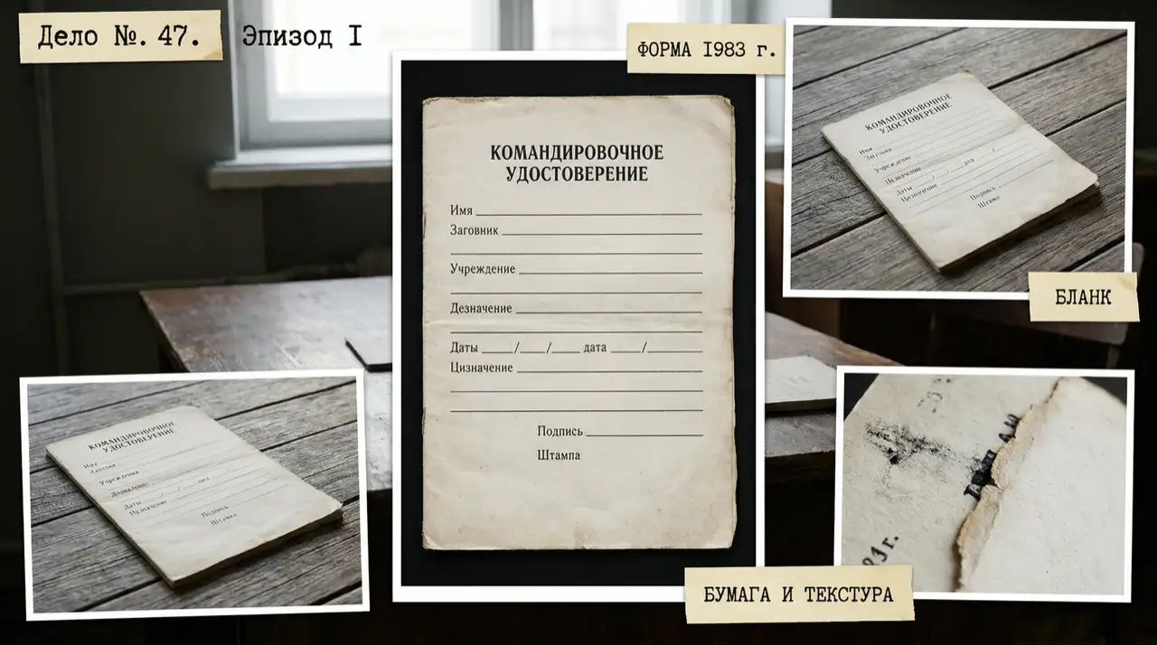 空白工作令 Командировочное